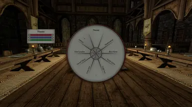 Wheel menu