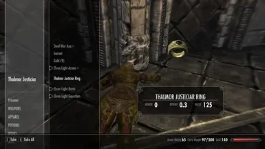 THALMOR JUSTICIAR RING
