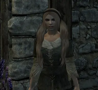 Anath wearing the band version of Baby Doll - blonde