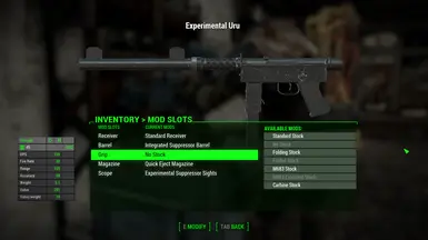 Integrated suppressor w/ experimental sights