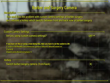 MCM Settings - English