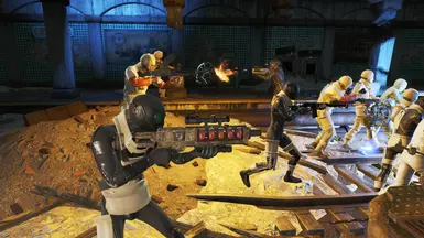 Synths defending Vault 114