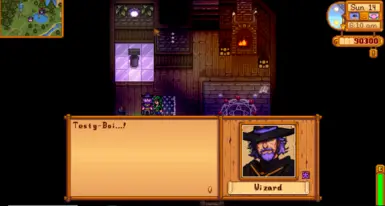 When you make a new game for testing, and forget what you named it until you walk into a cutscene...