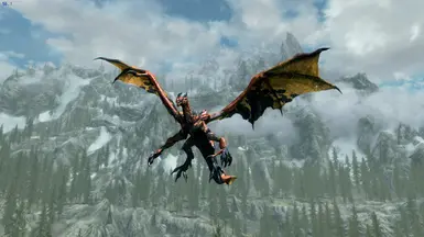Boss dragon texture with high poly mesh