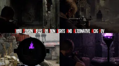 Third Person Rifles for Iron Sights and Alternative ACOG FOV