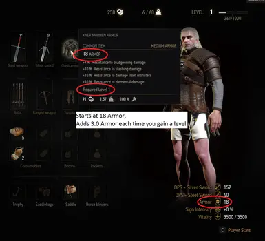 Kaer Morhen Level 1