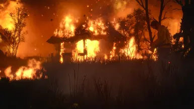 VGX Burning Village Cutscene