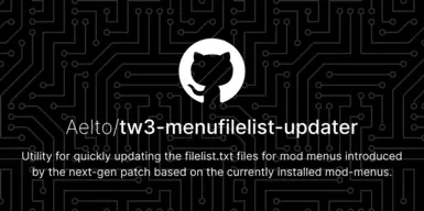 Menu Filelist Updater