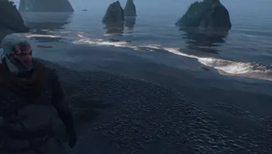 new shore-waves (handcrafted and handplaced)